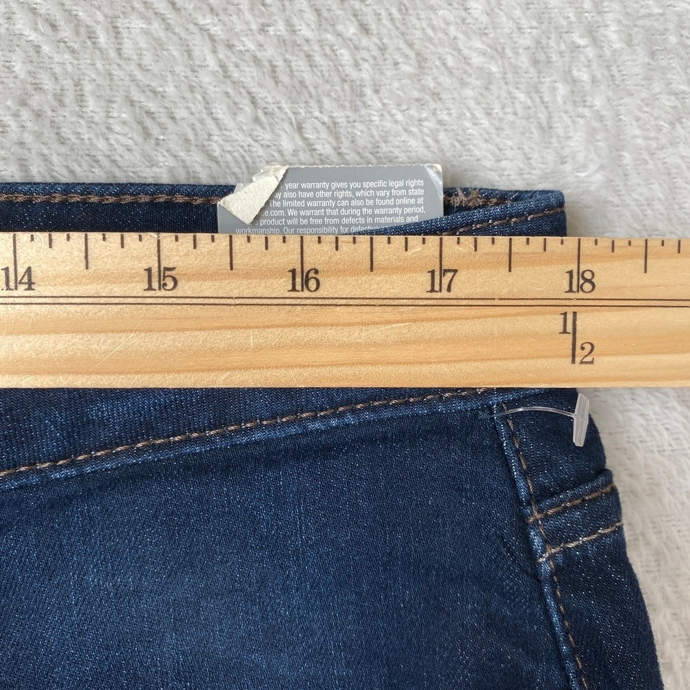 Lee Riders High Rise Bootcut Jeans Women 16 AVG Dark Wash Indigo Blue Denim NWT - Picture 11 of 13